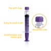 ONE-CARE Syringes 5ml ENFit with Mounted Cap, Sterile, Low Dead