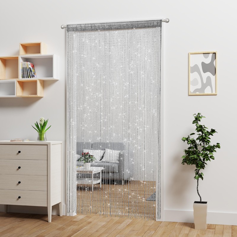 Ateasierlife Door String Curtain Doorway Beads Curtains,Hanging Room Divider Beaded