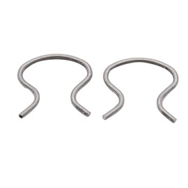 20 pcs/set Silver SHLPDFM Window Winder Clips Window Winder Handle Metal Clips 4138439 11100222 Compatible with Fiat Lancia Peugeot Citroen