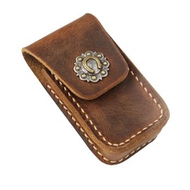 Custom genuine leather multitool sheath belt pouch for leatherman wave Singal Surge (Larger Size)