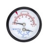 PIC Gauges TRI-RC-254R1.75-D Commercial Tridicator, Black Steel Case, Bronze Internals,