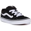 Vans Unisex Children's Caldrone Trainers, Suede Mesh Black White