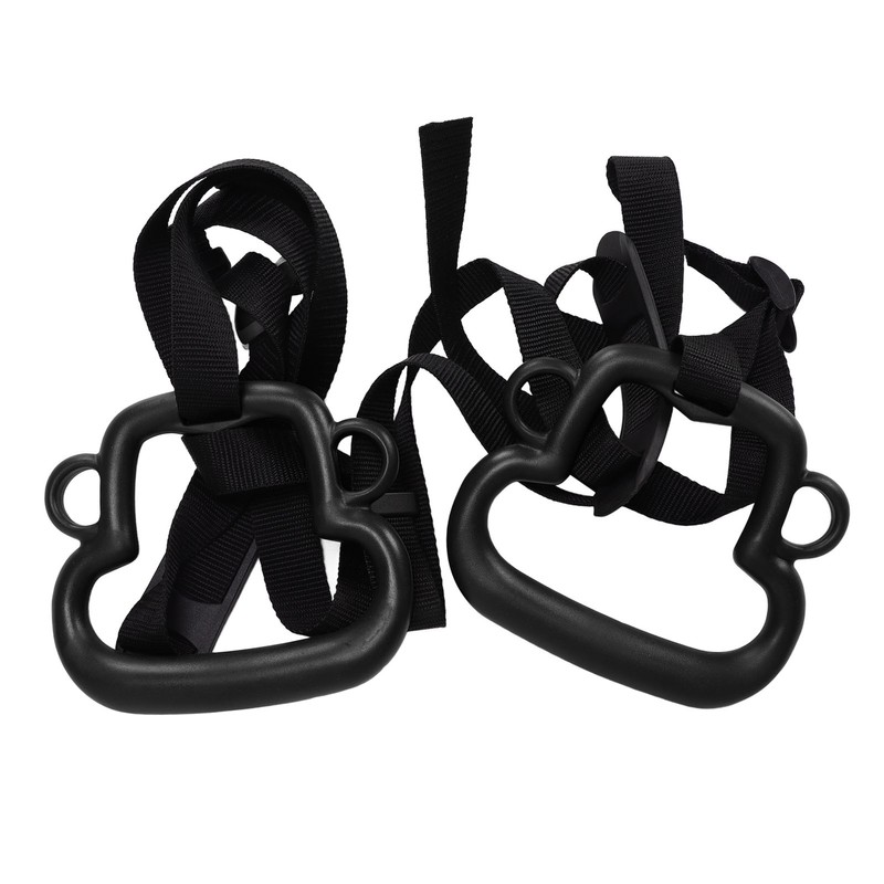 2Pcs Kids Gymnastic Rings Monkey Shape Load Bearing 150KG Ergonomic