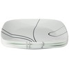 Corelle Square Simple Lines 10-1/2-Inch Plate Set (6-Piece),White