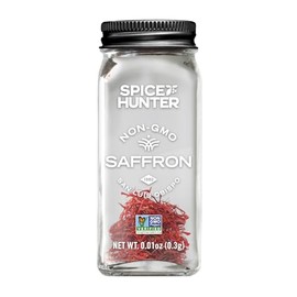 The Spice Hunter Saffron Strands, Spanish Mancha, Whole, 0.01-Ounce Jar