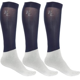 Kingsland Lightweight Riding Socks - 36-41,Navy