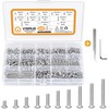 VIGRUE 400 Pieces M4 Screws Set, Stainless Steel 304 Screws