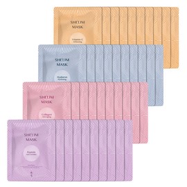 Shrimp (30 Sheets) Shrim Highly Concentrated Ampoule Mask Pack Elasticity, Moisturizing, Whitening One-Month Pack / (30매)쉬림 고농축 앰플마스크팩 탄력보습미백 한달팩