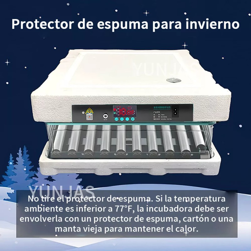 YUNJAS Incubadora para huevos YUNJAS L64 16.3m x 48.5m x