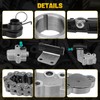 YEHERIT Timing Chain Kit with Tensioner Guide Rail Gear Compatible