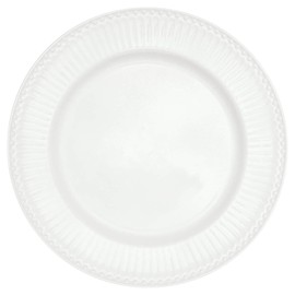 GreenGate Alice White Dinner Plate