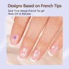 Misssix Puntas De Uñas De Gel Francesas, 150 Piezas De