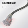 EP 50 Ft Lighted Outdoor Extension Cord - 12/3 SJTW