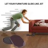 8 Pack Large Furniture Movers Sliders for Carpet, 9 1/2"
