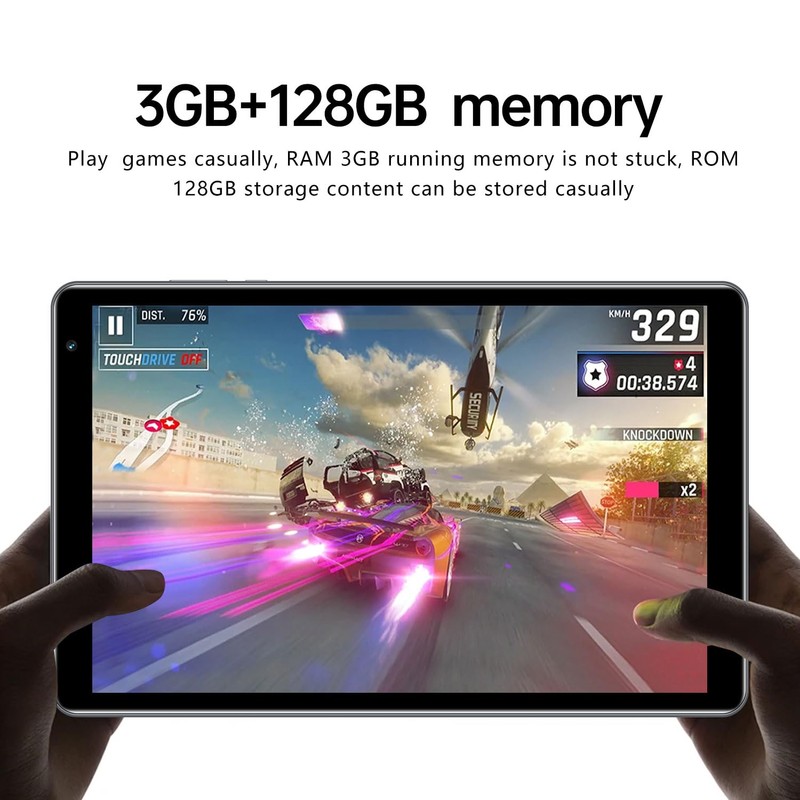 Aidekunlin Tablet with Keyboard，G1，10.1 inch Screen，3GB RAM，128G+128G Memory，4G LTE Android