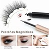 Pestañas Postizas Magneticas de 10 Pares, Kit de Pestañas Naturales