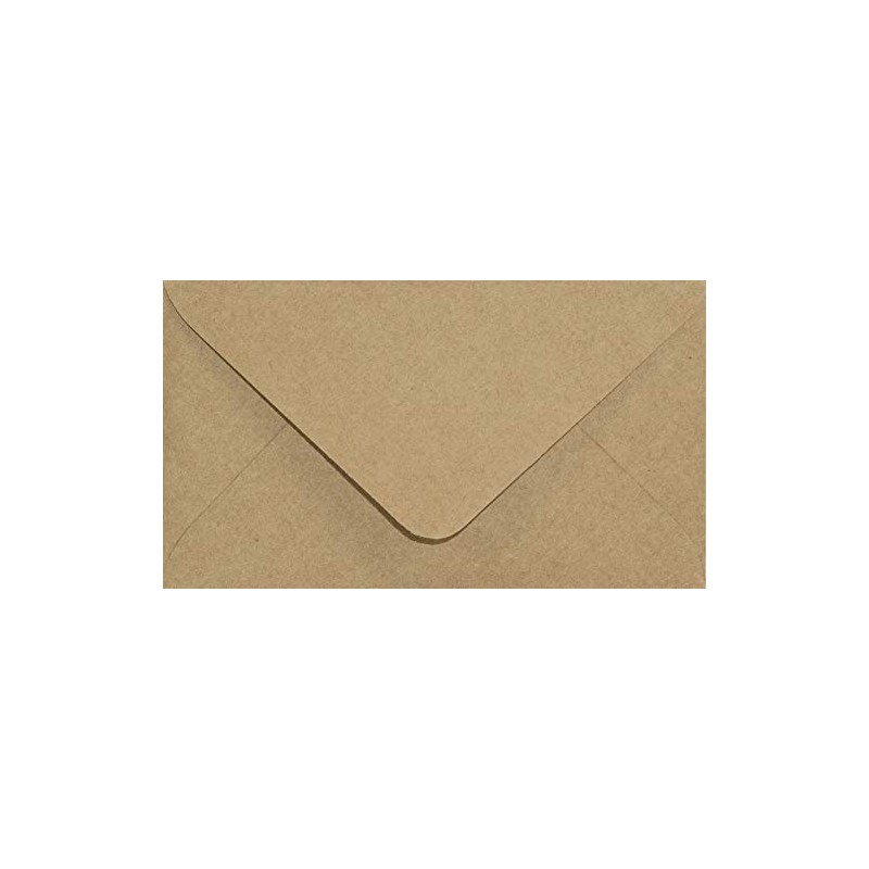 Netuno 500 Kraft Paper Envelopes Mini Sand Brown DIN C8