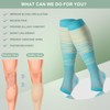 OUIVIAL 3 Pack Copper Compression Socks for Women&Men 20-30mmHg Open