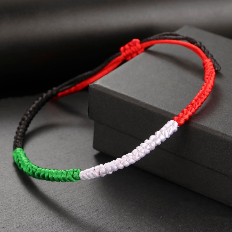 Dreamtimes Country Pride Country Flag Code Lucky Bracelet Protection and