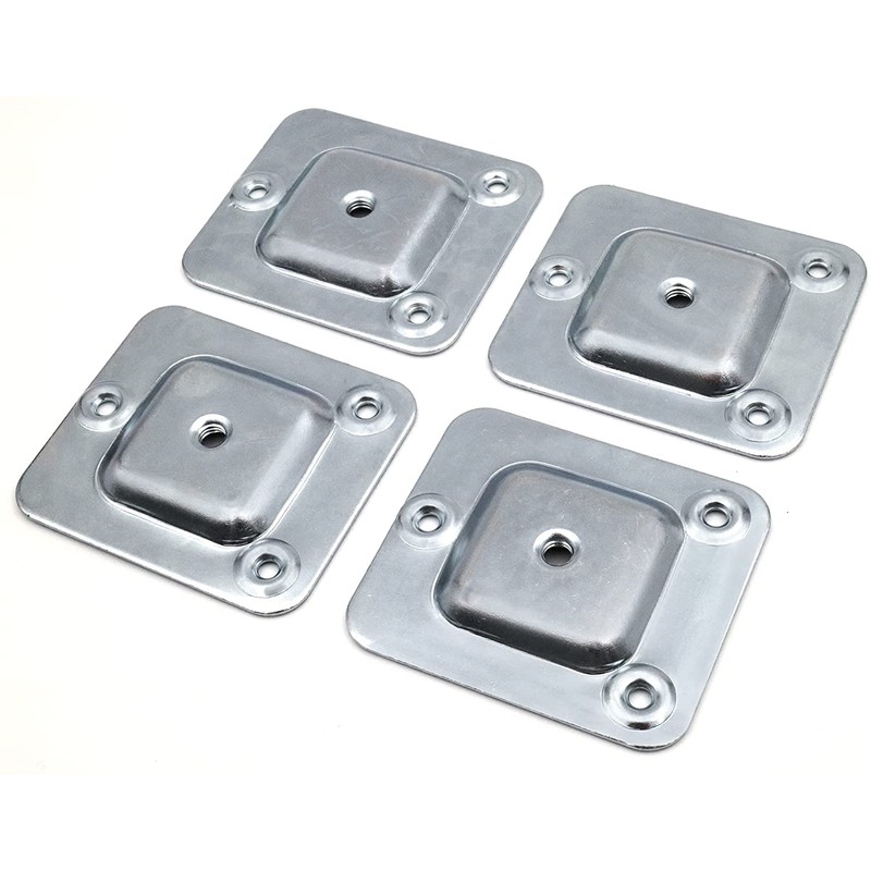 Design61 Set of 4 Mounting Plates M8 Thread for Sofa
