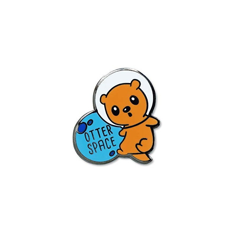 EvolveFISH Otter Space Lapel Pin - [1" Tall]