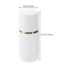 SHERCHPRY - 6 unidades de esponja para la cabeza de esponja, aplicador de esponja, botella de linimento, recipientes cosméticos