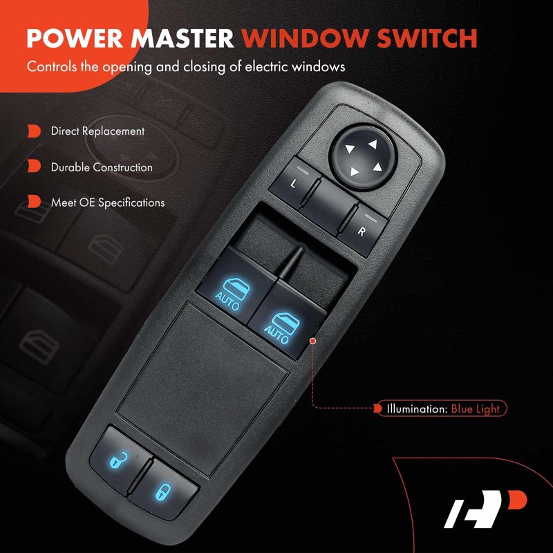 A-Premium Master Power Window Switch Compatible with Ram 1500 2013-2021,