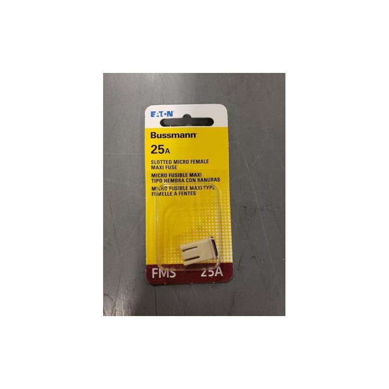 Bussman FMS-25 Slotted Micro Female Maxi – 25 Amp