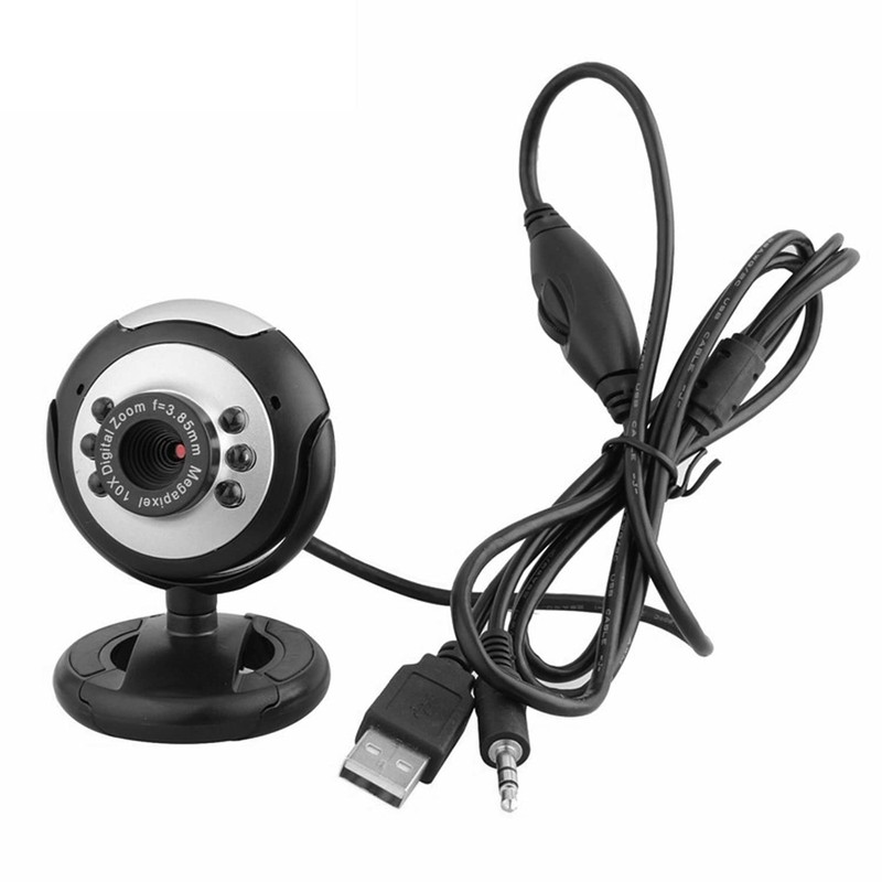 Multi-Megapixel USB Webcam, HD Pro Webcam, 10X Digital Zoom, Plug