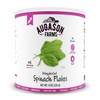 Dehydrated Spinach Flakes Emergency Food Supply, 45 Servings, 25 Year