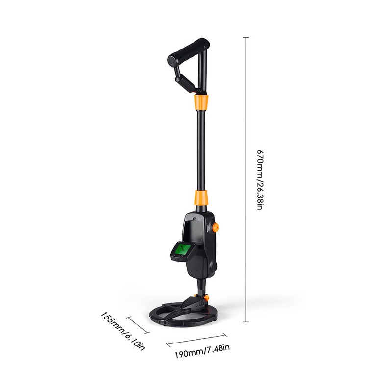 Metal Detector Waterproof Underground Gold Finder Scanner with Rake Shovel