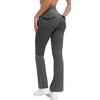 Women's Flare Leggings with Pockets High Waisted Butt Lifting No