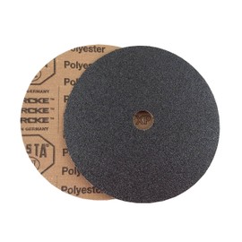 Starcke Premium 7 Inch Heavy Duty Cloth Sanding Discs - 7/8" Hole Bolt On Attachment Black Silicon Carbide - for Natural Stone, Plastics, Fiberglass and Concrete (25, 40 Grit)