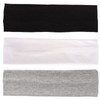 MapofBeauty 3 Pack Yoga Headbands Stretchy Cotton Head Band Hairwarp