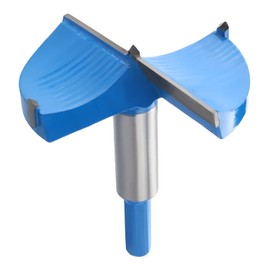 Hegebeck Forstner Drill Bits 3.5"/90mm Woodworking Hole Saw Boring Drill Bits Carbide Wood Drilling Cutter with 1/2inch Hex Handle for Wood Plastic Plywood 1 Pcs