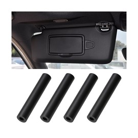 Norkmdi Car Sun Visor Repair Kit, 4PCS Rubber Vehicle Visor Tubes for Driver & Passenger Side, Auto Sunvisor Repair Pipe Replacement Accessories, Compatible with 2007-2017 Wrangler