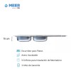 CNX Tarja Doble Para Fregadero 120x50cm, Kit De Instalación