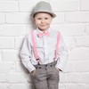 DonDon Boys' Braces Bow Tie Set Elastic and Adjustable Length