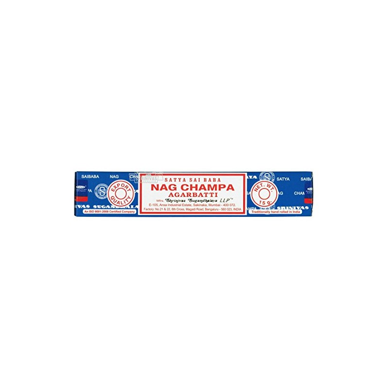 SATYA Sai Baba Nag Champa 15g 12 Box Set