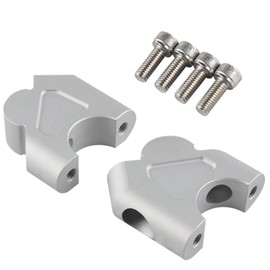 Handlebar Riser Clamp - High Strength Handle Bar Mount Clamp Handlebar Risers Bar Mount - Wear-Resistant Motorcycle Accessories Handlebar Lifting Pads Block for Motorcycles