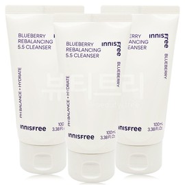 Innisfree Blueberry Rebalancing 5.5 Cleanser 100ml x 3 / 이니스프리 블루베리 리밸런싱 5.5 클렌저 100ml X 3개