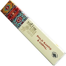 Native Soul Palo Santo & Copal Incense Smudge Sticks Meditation Agarbatti (12 Pack)