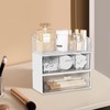 Pack of 3 Cosmetic Organiser Drawers, Bathroom Organiser, Dressing Table
