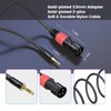 AuxLink XLR to 3.5mm Cable 3ft 2Pack, 3.5mm to XLR