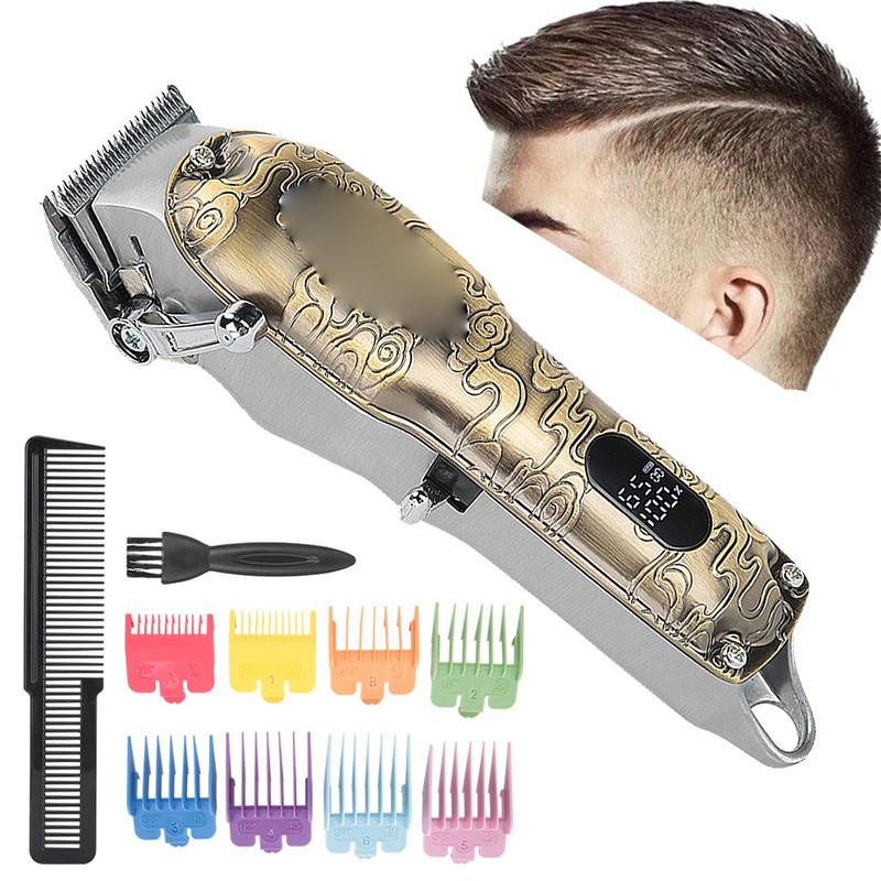 Electric Hair Clipper Set LCD Digital Men Beard Trimmer Barber