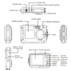 Digital Camera, 48MP Full HD 2.7K, Dual Screens, 16X Digital