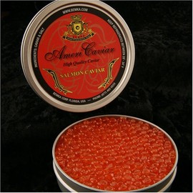 Salmon Caviar 4 oz - Ikura American Keta Sushi Grade