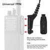 Kaikodak APX6000 XPR7550e SRX Series Earpiece w/PTT Mic for Motorola