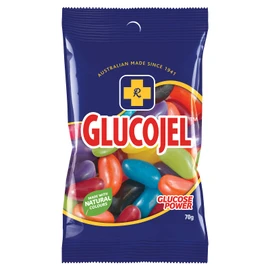 New Gold Cross GlucoJel JElly Beans Gluco Power 70g