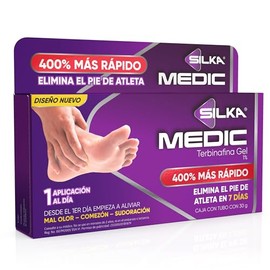 SILKAMEDIC - Gel antimicótico para el tratamiento del pie de atleta. Elimina al hongo y todos sus síntomas como comezón, ardor, descamación y mal...  